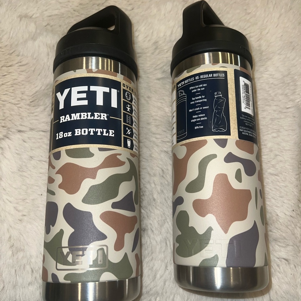 YETI Rambler 18oz Bottle with Camo Pattern